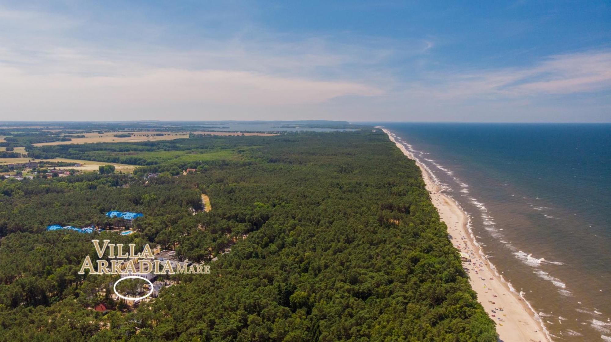 Villa Arkadia Mare Łukęcin المظهر الخارجي الصورة