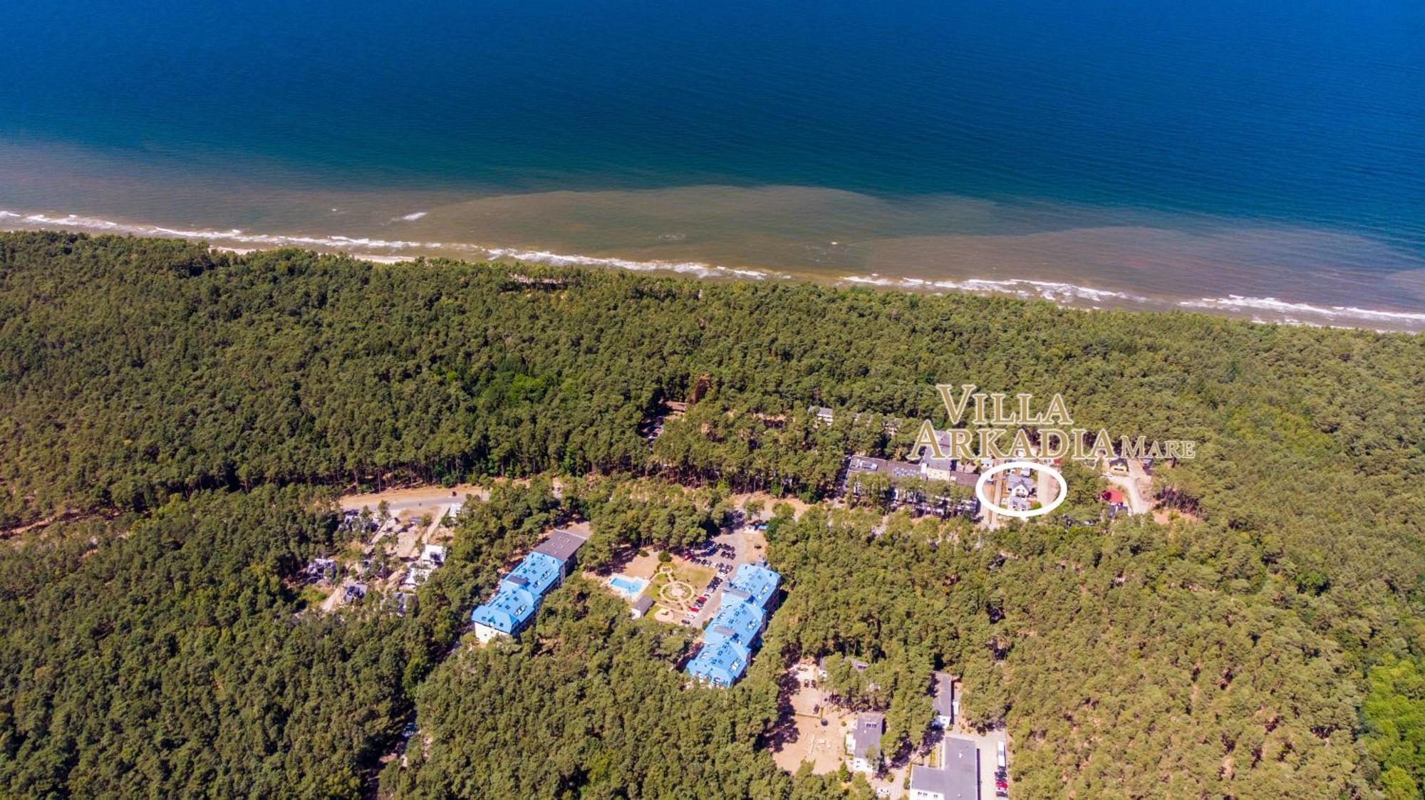 Villa Arkadia Mare Łukęcin المظهر الخارجي الصورة